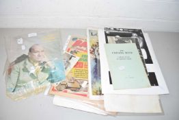 Mixed Lot: Autographed edition photograph of Henry Cooper, various other black and white