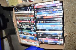 Box of assorted DVD's