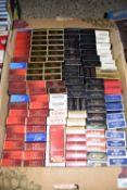 One box of cigarette packets, Mayfair, Benson & Hedges, Superkings and others