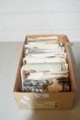 Box of assorted postcards