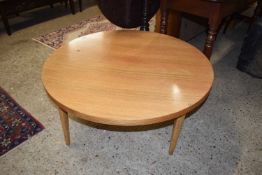 Retro mid Century circular teak coffee table