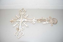 Cast metal crucifix