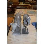 Plasterwork model of a cow and a further model of a horse (a/f) (2)