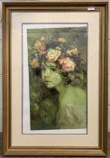 ROYO (Jose Mateu San Hilario) "Inocenia", serigraph, limited edition, numbered (39/275) and signed