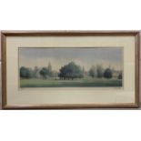 Valerie Petts (British, 20th century) New College, Oxford, chromolithograph, limited editon,