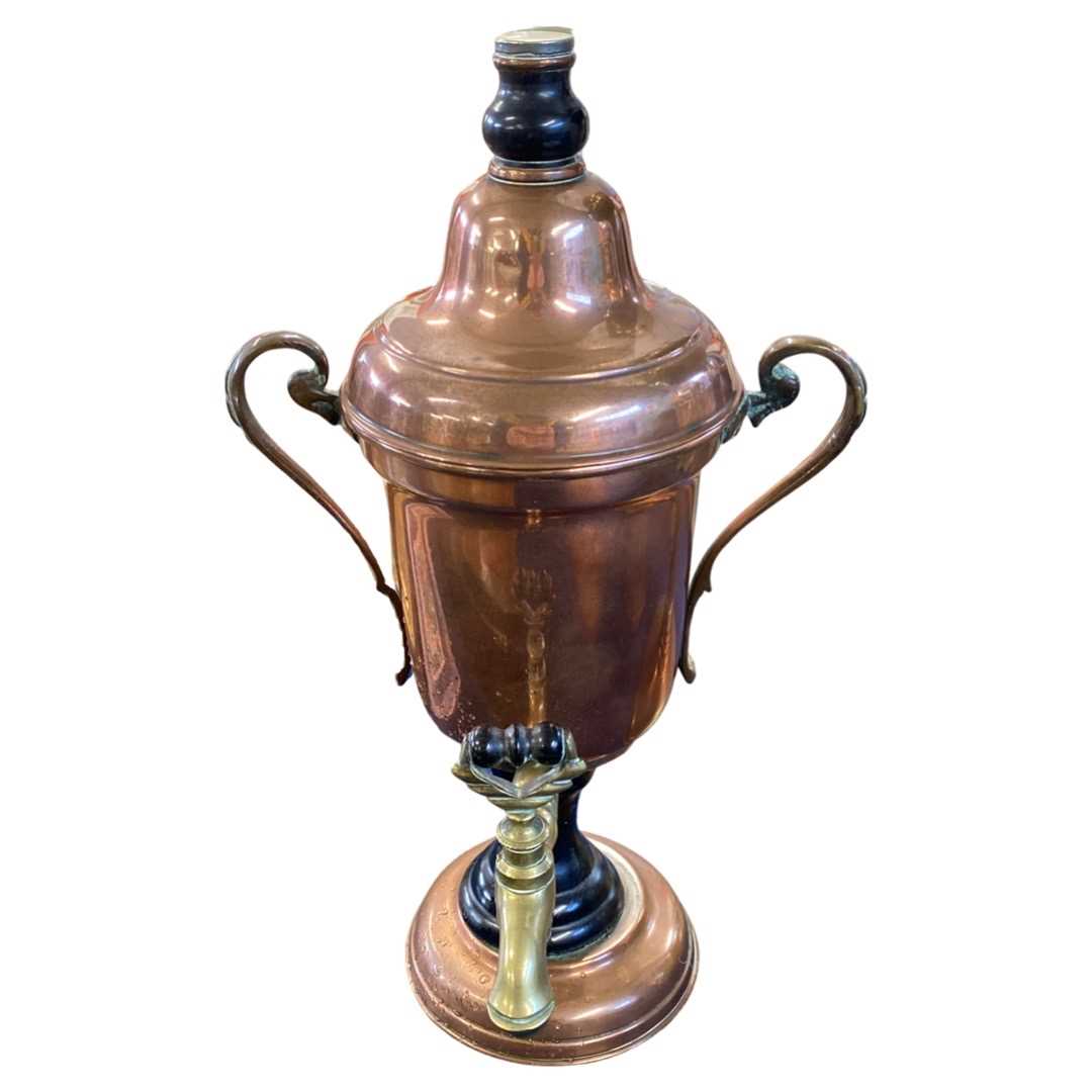 Copper urn