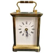 Carriage clock manufactured by Weiss