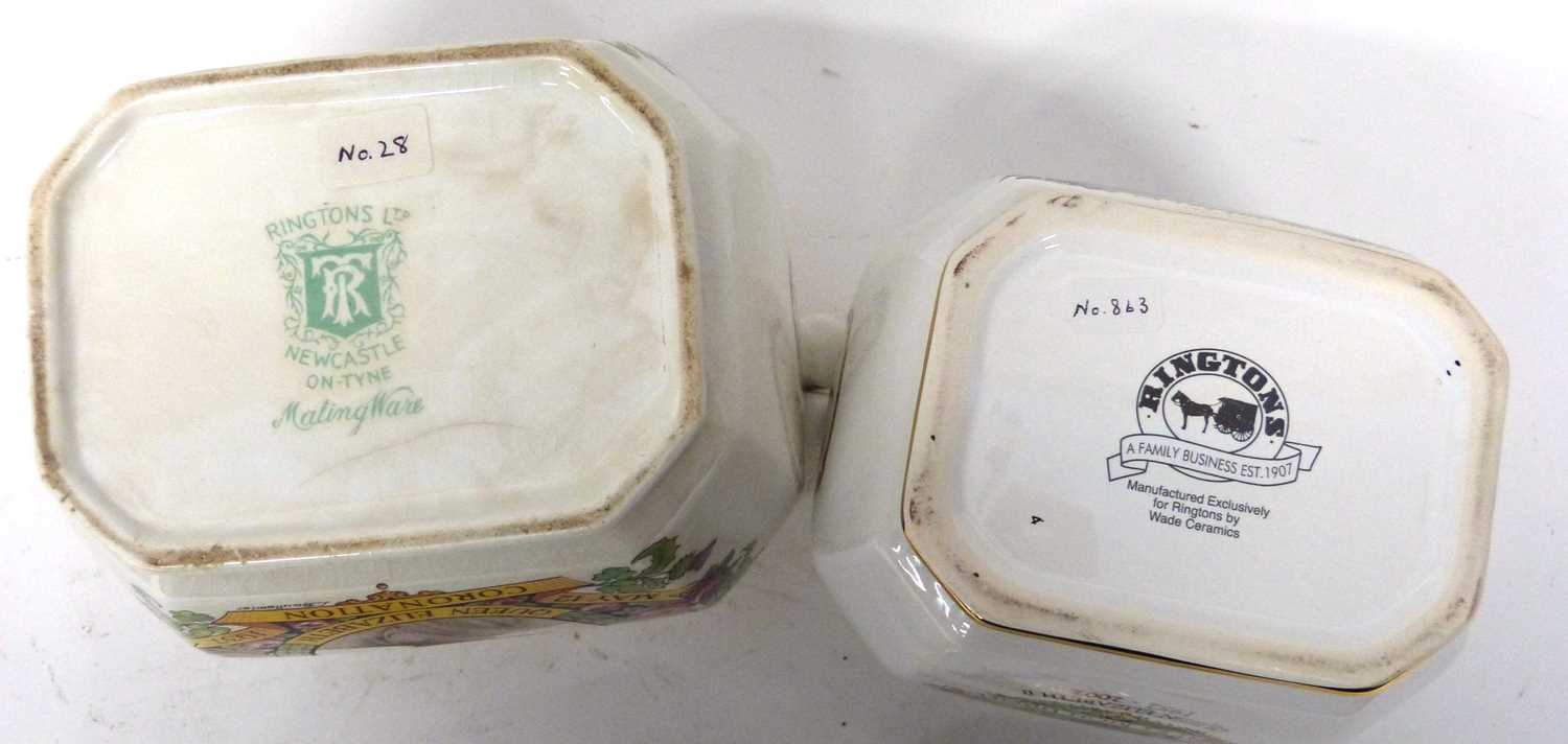 Two biscuit barrels, one to commemorate the Jubilee of the late Queen Elizabeth, a further one to - Image 14 of 14