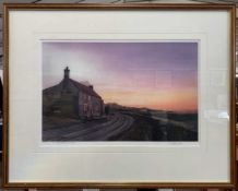 Martin Sexton (British, 20th century), 'Into The Sunset-Salthouse', limited edition