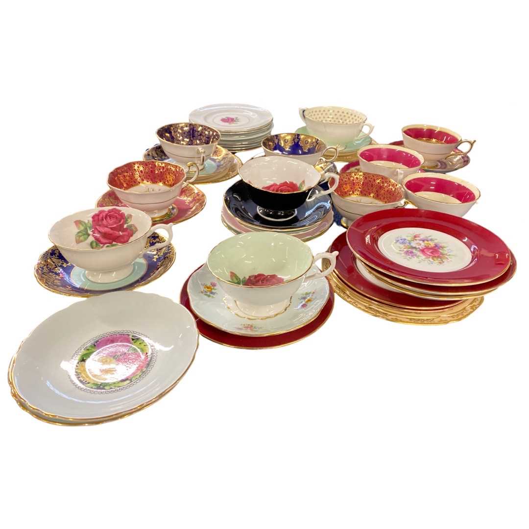 Group of Paragon wares comprising various cups and saucers (some matching) and side plates (qty) - Image 2 of 2