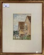 Geoffrey Buckingham Pocock (British, 20th century) "Morning Acr",watercolour, 6.5x4.5ins, mounted,
