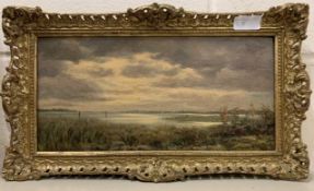 C.S. Jones (British,19th century) inscribed on verso 'Withers, Stalham', oil on canvas, gilt framed,