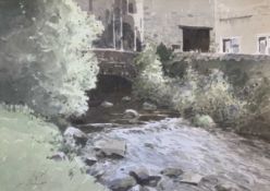 Stanley Orchant (British, 20th century) 'Mill at Dolgoch Falls Gwynedd Wales', watercolour and