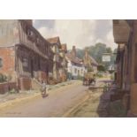 Leonard Squirrell RWS (British 1893-1979), Kersey, Suffolk, watercolour, signed and dated 1965,