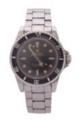 1966 Rolex submariner number date ref 5513 "Meters first" automatic gents wrist watch. Serial no