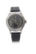 Longines WWW military 'Dirty Dozen' stainless steel cased wristwatch, having luminous hands to a