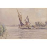 Stephen John Batchelder (British, 1849-1932) "Oby Mill Nr Acle", watercolour, signed, 7x10ins.,
