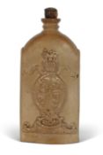 Stephen Green stoneware flask commemorating Queen Victoria Jubilee (a/f), 26cm high