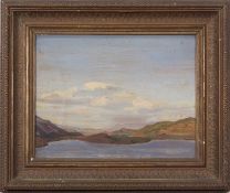 Follower of Augustus Edwin John (1878-1961), Landscape, oil on board, work appears unsigned.