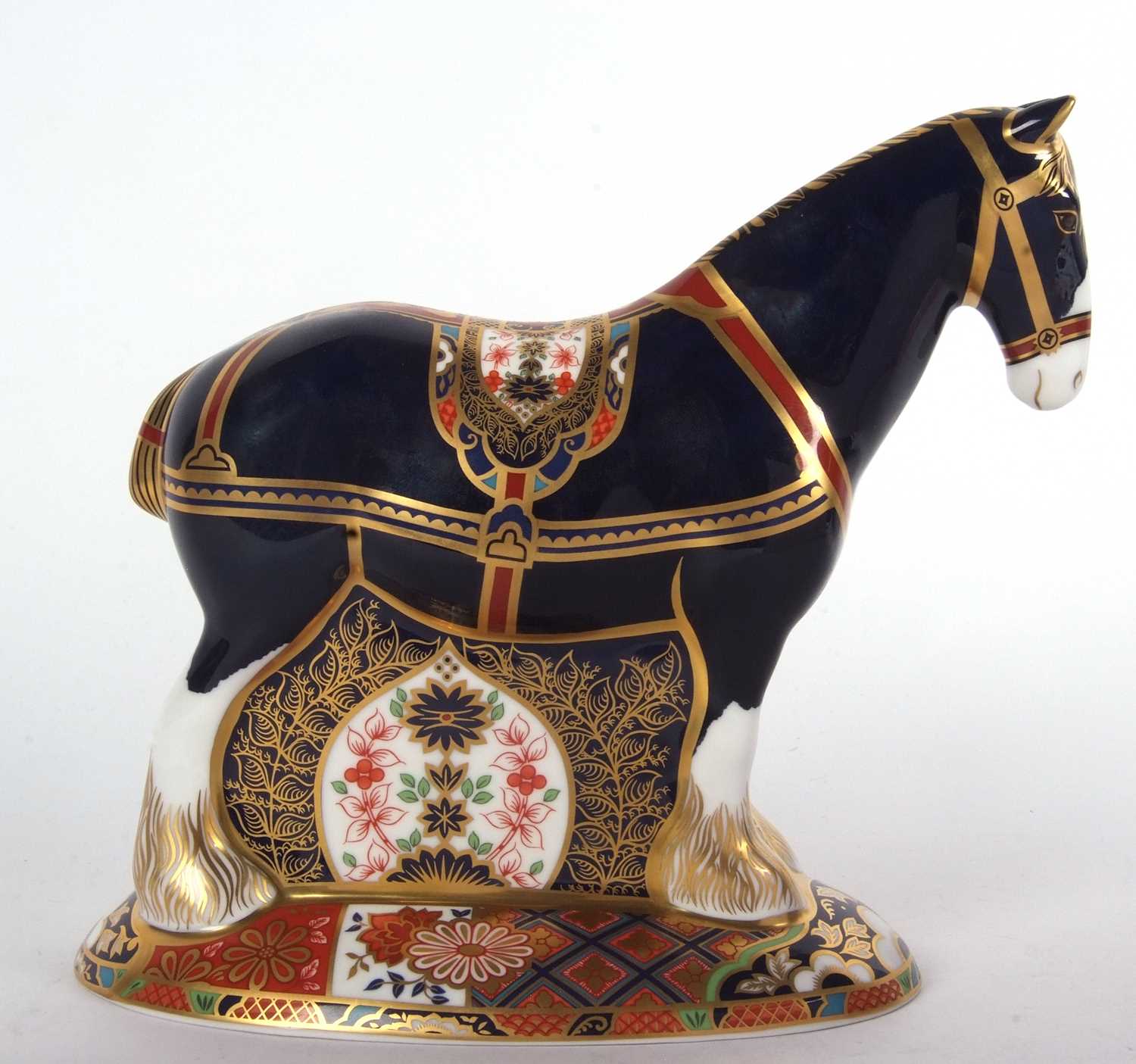 Royal Crown Derby Shire Horse - Image 4 of 6