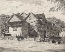 Henry James Starling RA (British,1905-1996), "Marlingford Mill, Norfolk", etching, limited