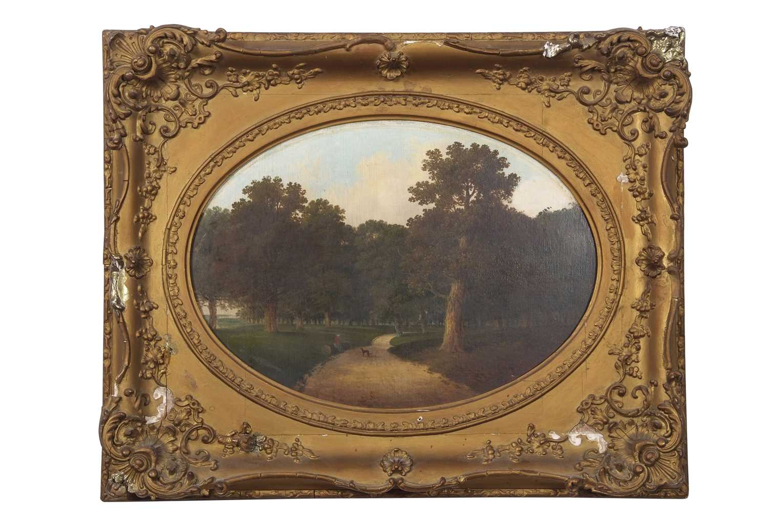 British School, 19th Century, A pair of Victorian landscapes, depicting cattle and a figure