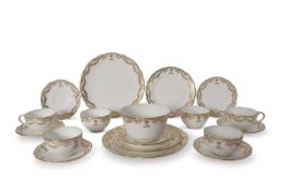Quantity of Paragon china made for the late Queen Mary, all pieces with a Royal Crown and M in