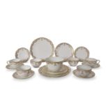 Quantity of Paragon china made for the late Queen Mary, all pieces with a Royal Crown and M in