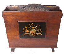 Large polyphon music box set in an architectural case with glazed door together with a hardwood case