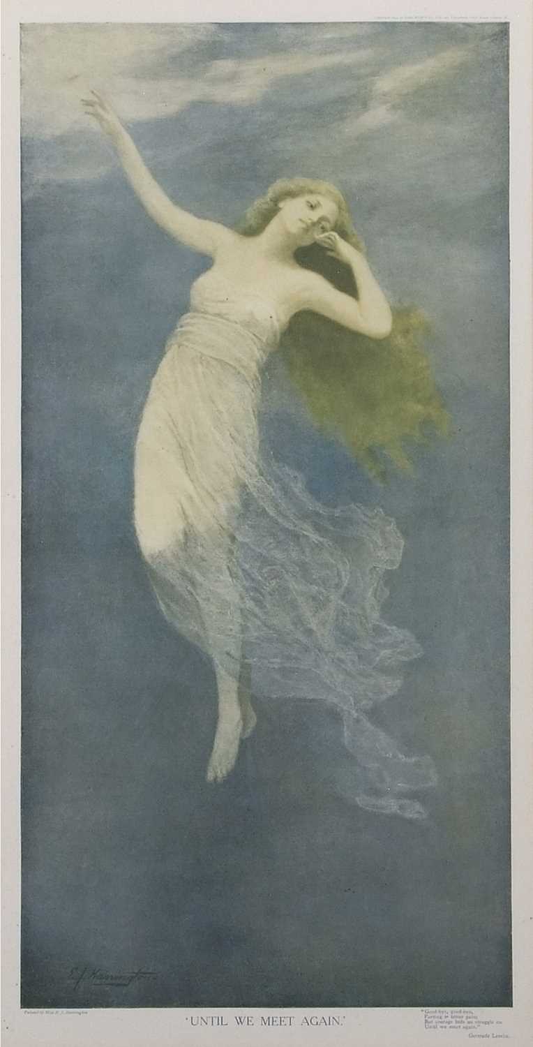 After Emily J Harrington (British, b.1877), A pair of lithograph prints titled 'The Angel of Pity"