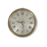 John Harrison of Norwich, 18th century wall clock with 14" engraved and silvered brass dial, with