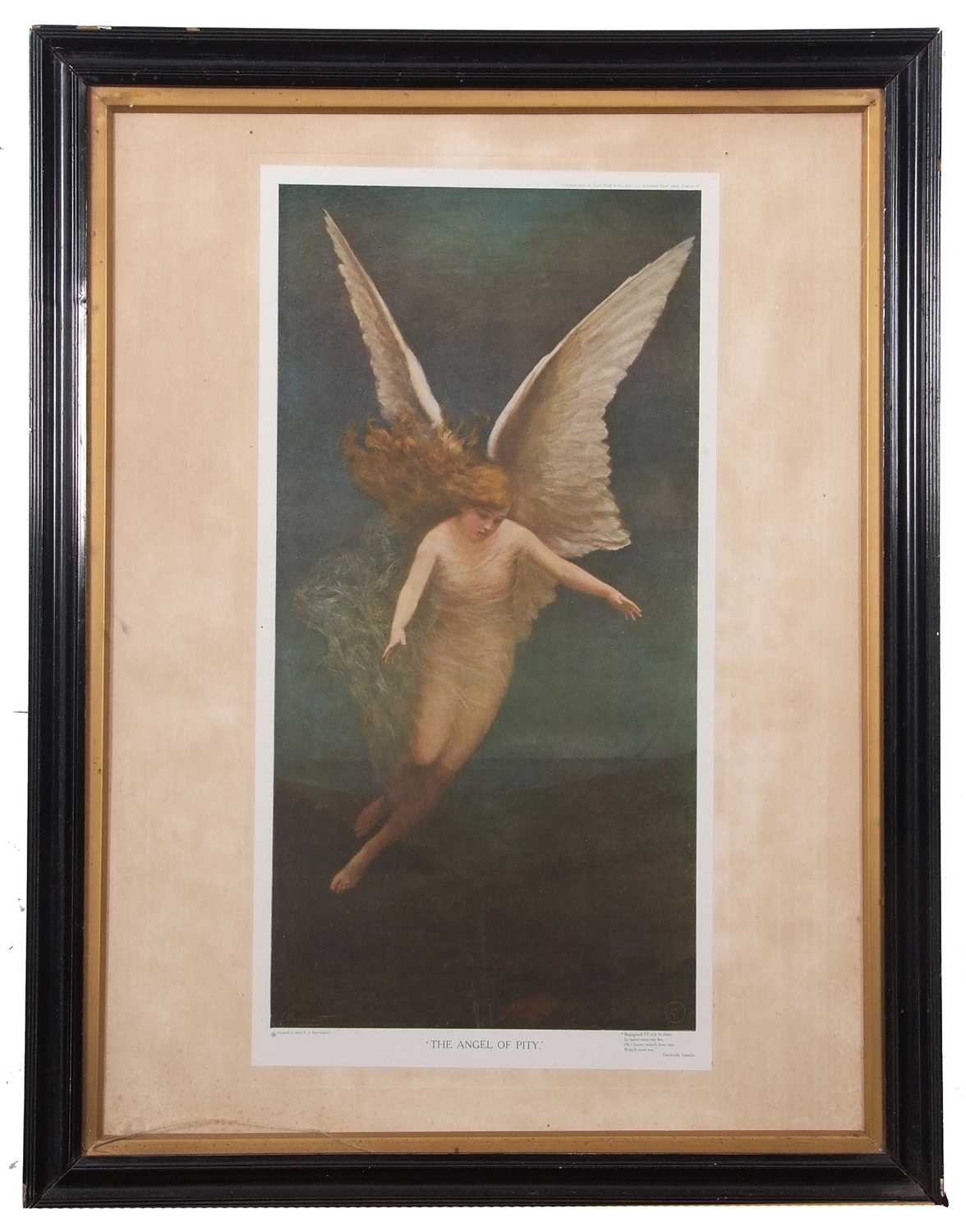 After Emily J Harrington (British, b.1877), A pair of lithograph prints titled 'The Angel of Pity" - Image 5 of 7