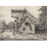 Henry James Starling RA (British,1905-1996), "Shotesham Mill-Norfolk", etching, limited edition,