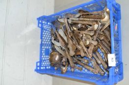 Box of various assorted cutlery