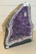Amethyst polished Geode mineral sample