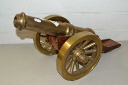 Brass model cannon