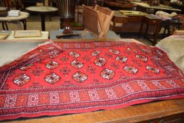 Modern Bokhara type floor rug