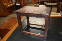 Small oak side table or stool