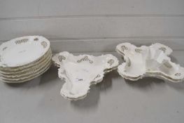 Quantity of 20th Century Austrian porcelain plates and dishes