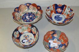 Four various Imari bowls