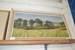 The Estuary near Blythburgh, Suffolk, oil on board, indistinctly signed, framed