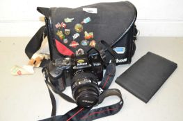Nikon F-401S camera with case