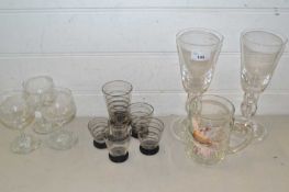 Mixed Lot: Various drinking glasses