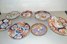 Mixed Lot: Imari wall plates and others