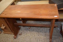 20th Century cedar wood side table, 102cm wide