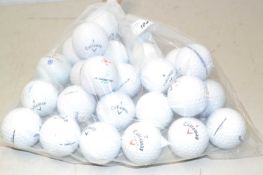 Bag of Callaway golf balls