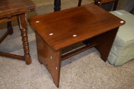 A mahogany side table, 77cm wide