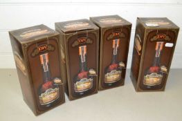 Four boxed bottles of KWV Van der Hum