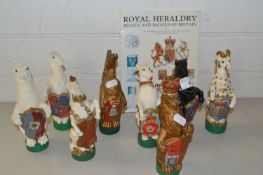 Collection of Royal Heraldry Beast and Badges of Britain models