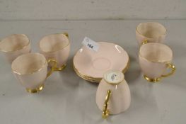 Quantity of Carlton ware coffee cups and saucers